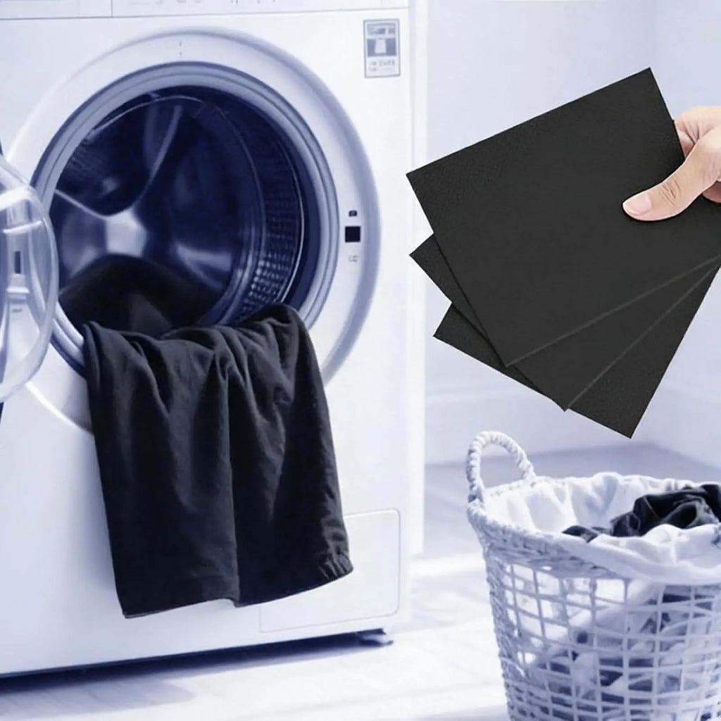 Black Clothes Darkening Laundry Sheets 12-Pack | Color Restorer Laundry Dye Sheets Axl