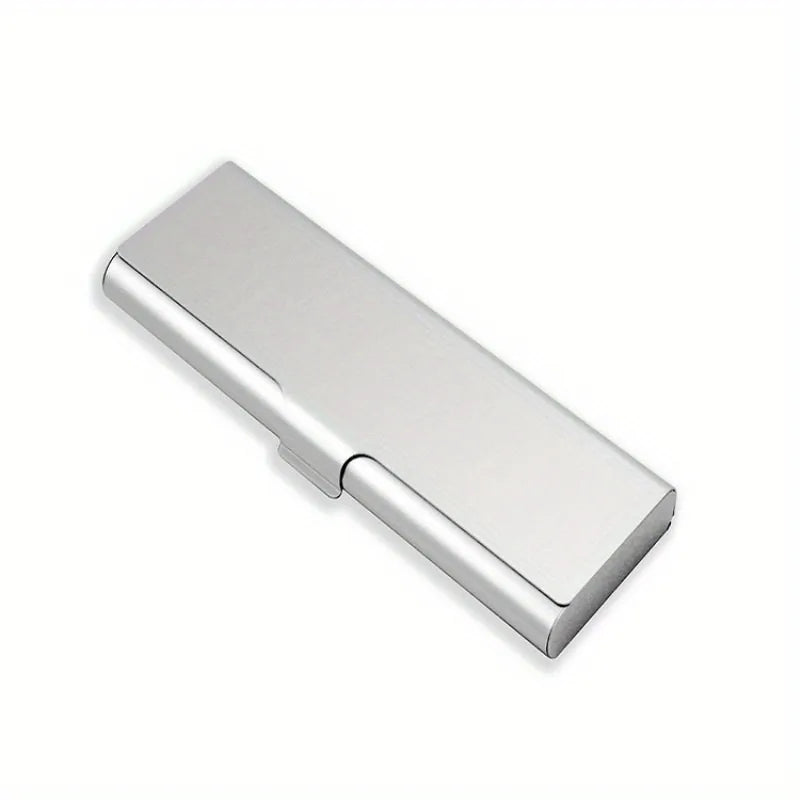 Metal Aluminum Pencil Case – Slim Student Pen Box, 5 Colors Metal Pencil Case Axl