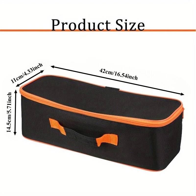 2-Pack Oxford Tool Tote Bags with Handle & Zipper | Multi-Use Tool Storage Bag Axl