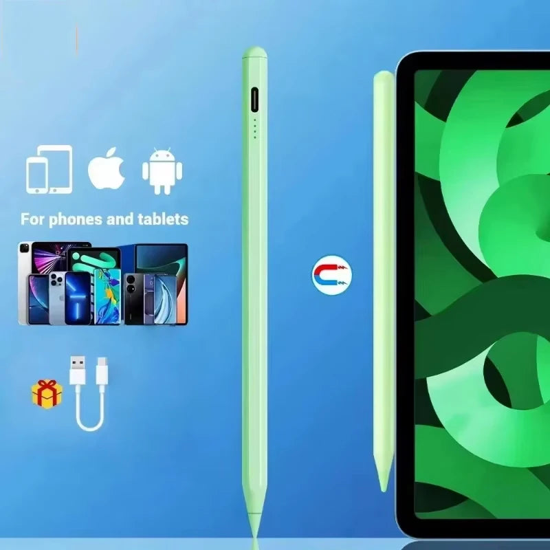 Universal Stylus Pen 1.5mm Fine Tip – iPad, Tablet & Android Rechargeable Stylus Pen Axl Green