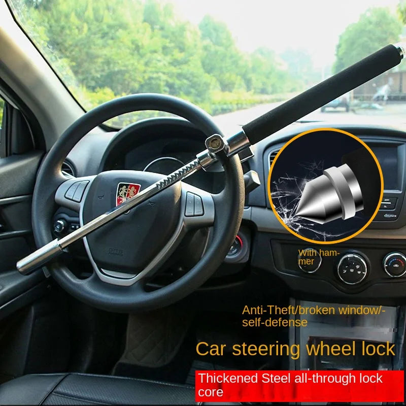 Car Steering Wheel Lock – Universal Anti-Theft Clamp | Axl Steering Wheel Lock Axl