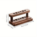 Solid Wood Tea Six Gentlemen Rack | Kung Fu Tea Ceremony Set Tea Ceremony Rack Axl Walnut wood