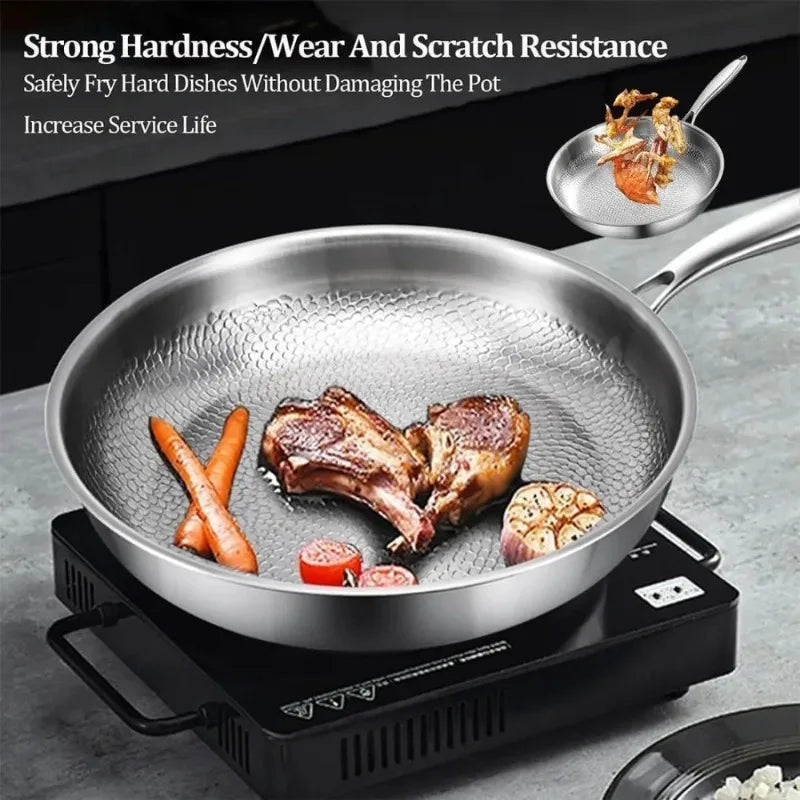 KEMORELA Pure Titanium Non-Stick Omelet Pan | Even Heating Titanium Omelet Pan Axl