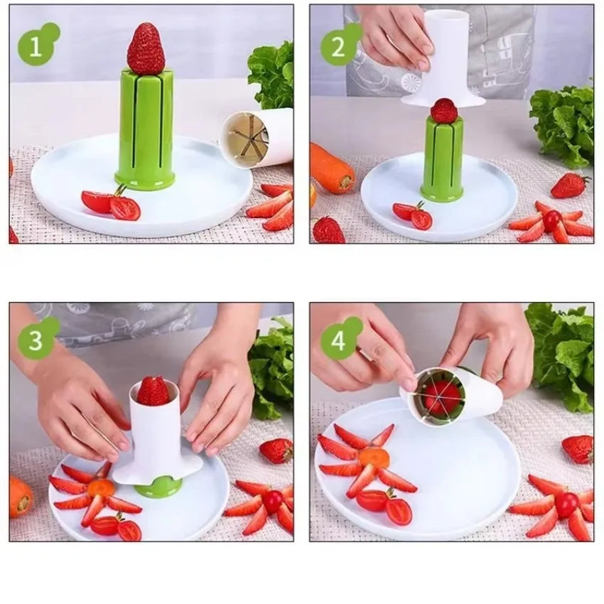 Multifunctional Vegetable Slicer & Fruit Cutter – Stainless Steel Vegetable Slicer Axl