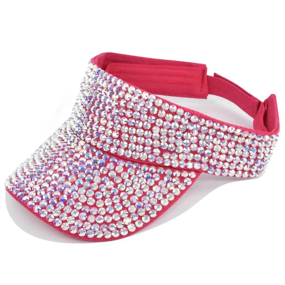 Women's Rhinestone Open-Top Baseball Cap | Korean Style Hat Women's Baseball Cap Axl D