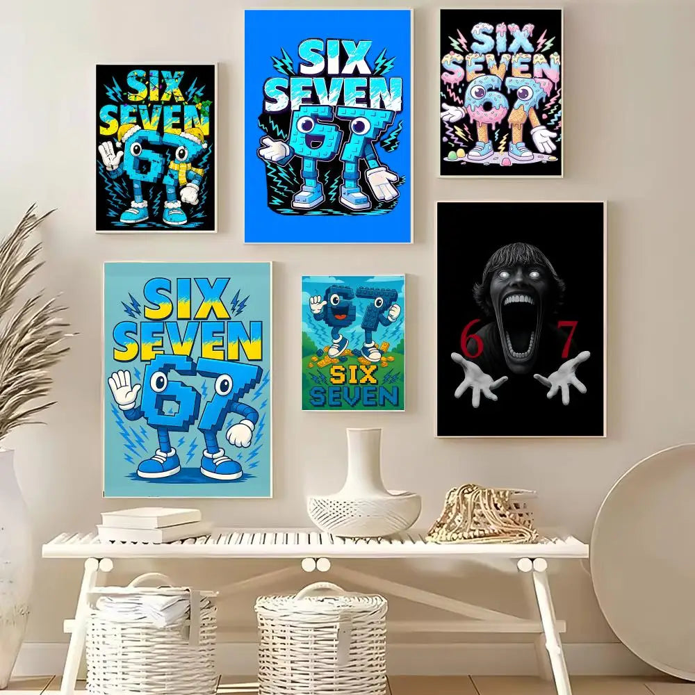 Cool 67 HD Self-Adhesive Waterproof Poster | Modern Wall Art Wall Art Poster Axl