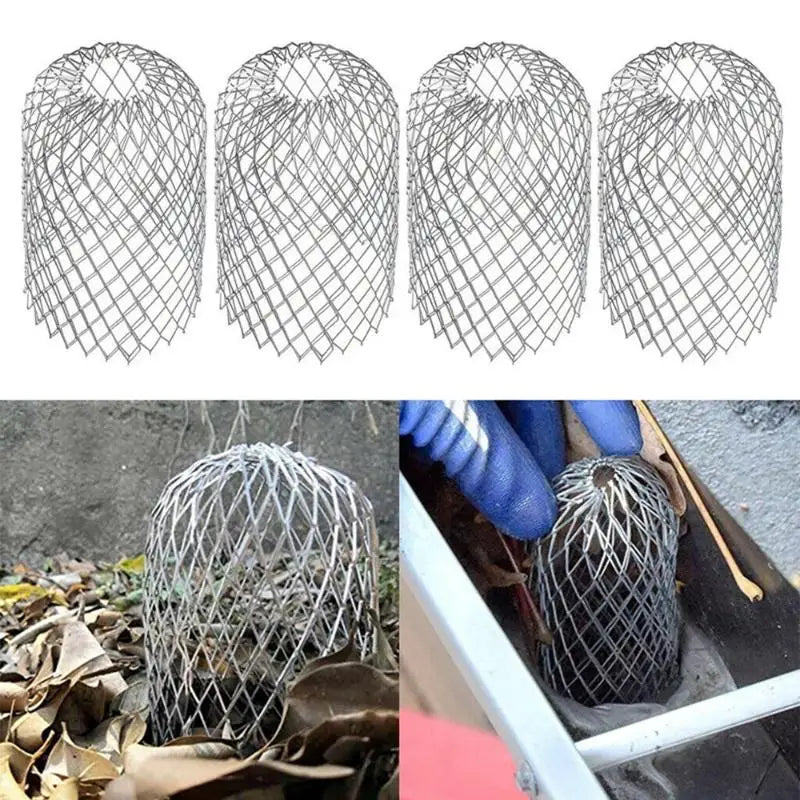 Gutter Downspout Leaf Filter – Iron Mesh Drain Strainer Gutter Drain Filter Axl