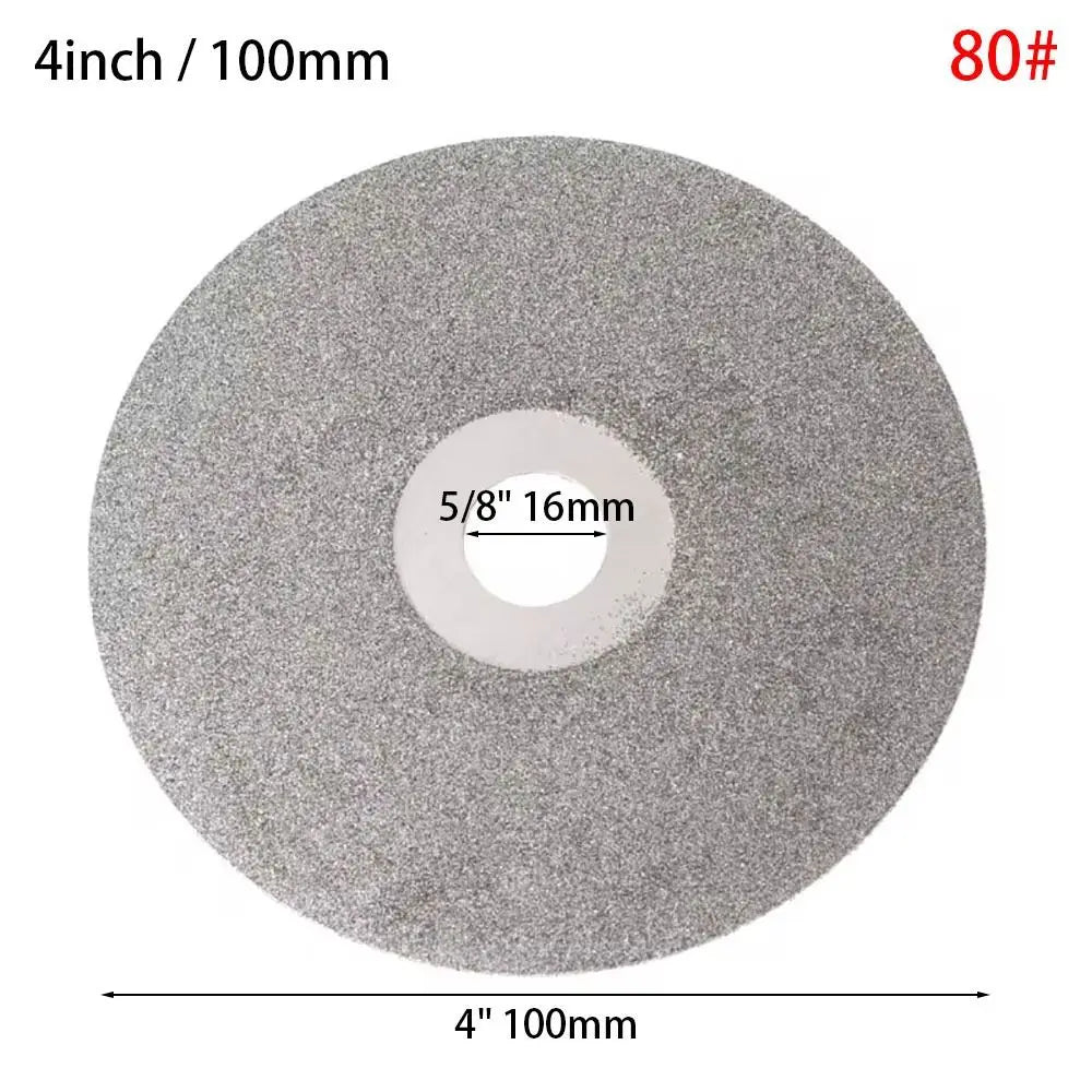 4" Diamond Grinding Disc 100mm 80–3000 Grit Abrasive Wheel Abrasive Grinding Disc Axl 80-grits-1PCS