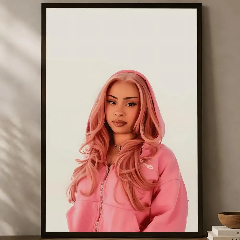 Ice Spice Album Poster – Self-Stick HD Waterproof Wall Art Wall Art Poster Axl White13 50X70cmNoframe