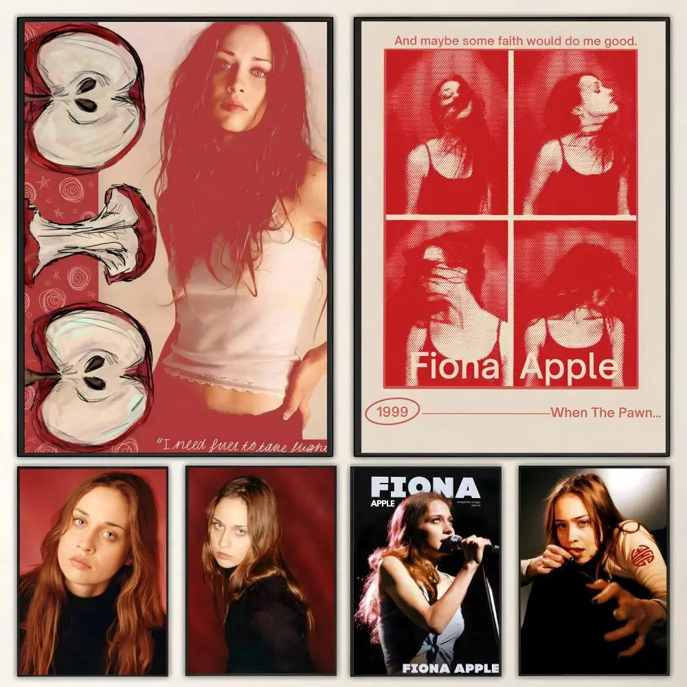 Fiona Apple HD Art Poster – Waterproof Sticky Wall Decor Art Wall Poster Axl