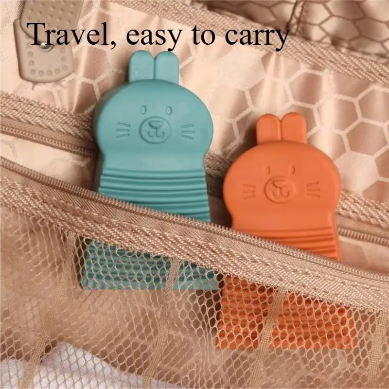 Rabbit Handheld Laundry Scrub Brush – Portable Mini Wash Board Laundry Scrub Brush Axl