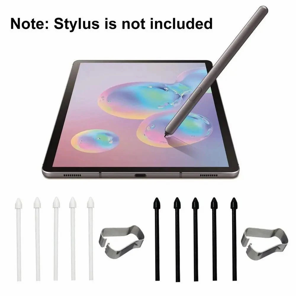 Samsung Galaxy Tab S Pen Replacement Tips 5-Pack – S6 S7 S8 Stylus Pen Tips Axl