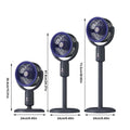 Oscillating Tower Fan 5-Speed Type-C Rechargeable Adjustable Height Oscillating Tower Fan Axl Grey