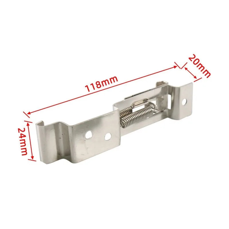 Stainless Steel License Plate Spring Clips – 2 Pack Bracket License Plate Bracket Axl