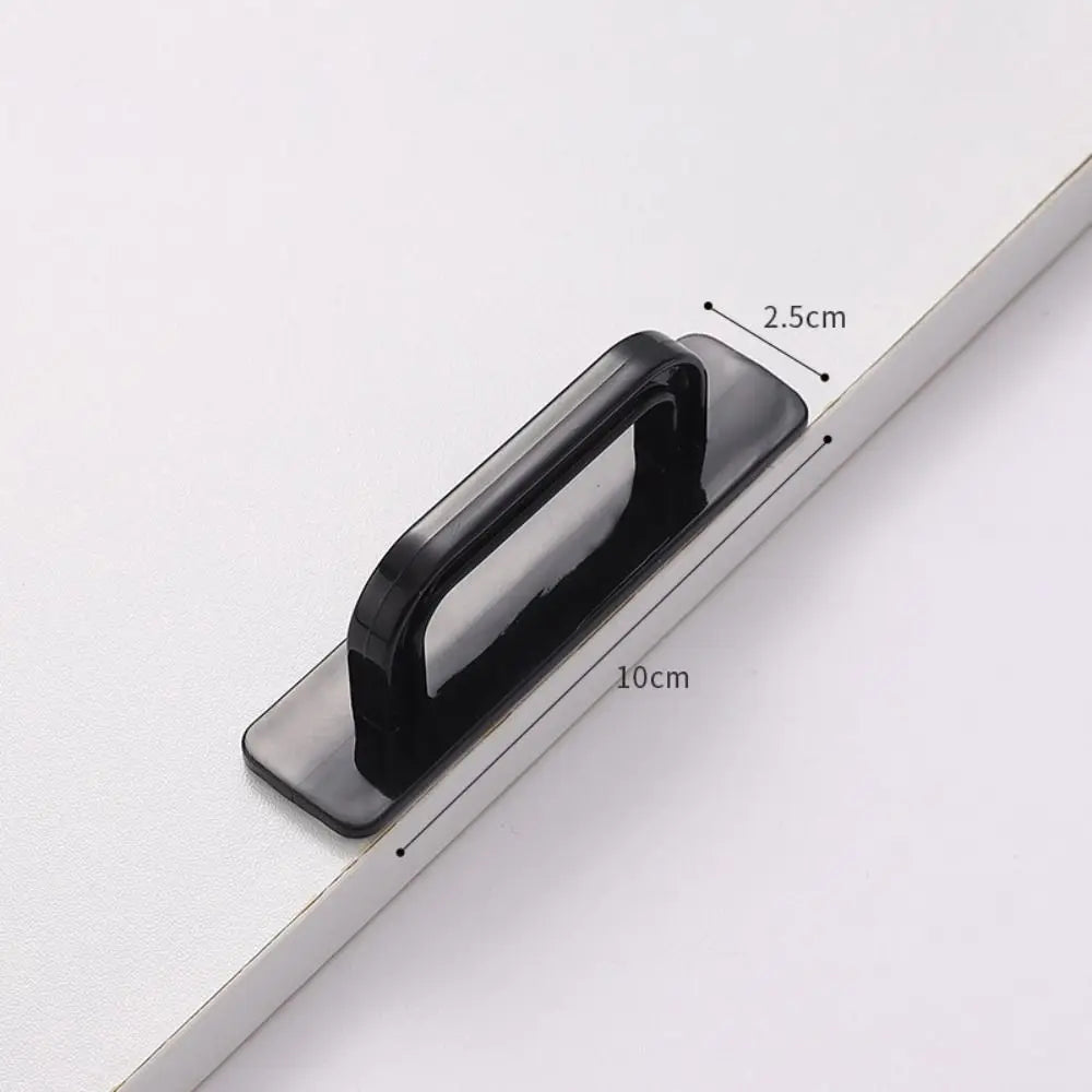 Self-Adhesive Cabinet Drawer Handles – No-Drill Door Knobs Cabinet Door Handle Axl black-Small