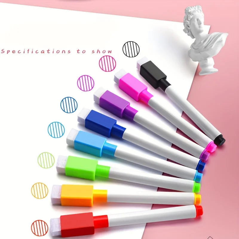 24/48-Pack Dry Erase Markers – Whiteboard, Glass & Plastic Dry Erase Markers Axl