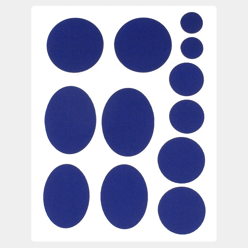 Self-Adhesive Nylon Repair Patches – Assorted Colors & Shapes Fabric Repair Patches Axl blue2