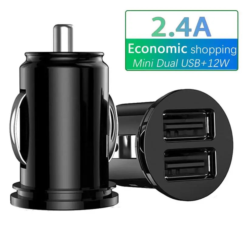 Dual USB Car Charger 2.4A – Fast Charging for All Phones USB Car Charger Axl