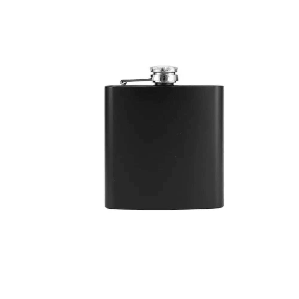 Stainless Steel Hip Flask – Leakproof Portable Whisky Flask Hip Flask Axl 6oz(168ml)-Black