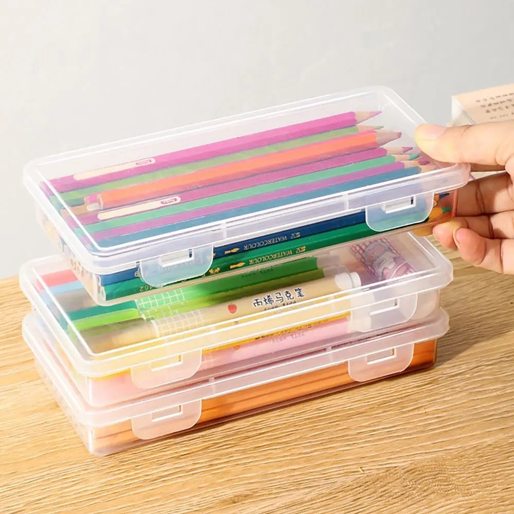 Large Transparent Desktop Pen Holder & Stationery Organizer Desktop Pen Organizer Axl
