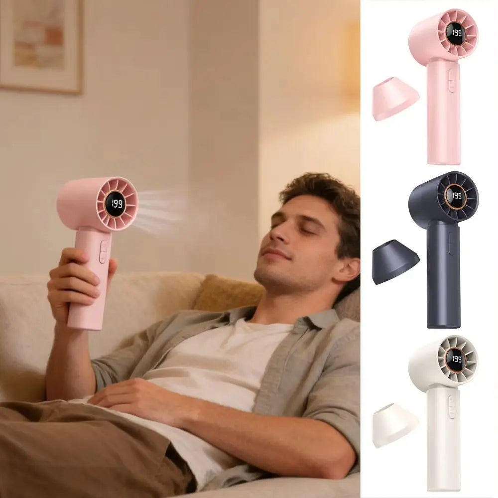 USB Rechargeable Mini Handheld Fan – Portable Personal Cooler Handheld Mini Fan Axl
