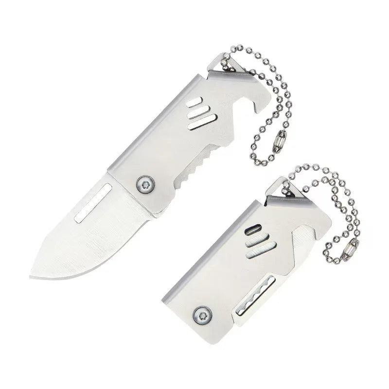 Mini Folding Pocket Knife – EDC Keychain Box Cutter Folding Pocket Knife Axl