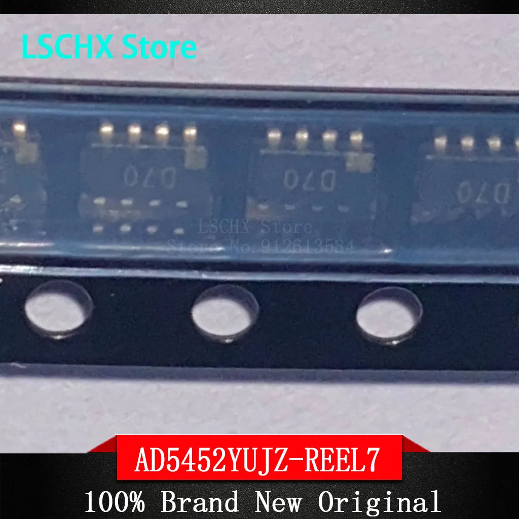 5pcs AD5452YUJZ-REEL7 12-Bit Multiplicative DAC Chip TSOT-23-8 DAC IC Chip Axl