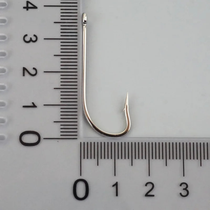 10-Pack Texas Rig Straight Shank Hooks – Wide Bend Soft Bait Fishing Hooks Axl 5-0number-10pcs