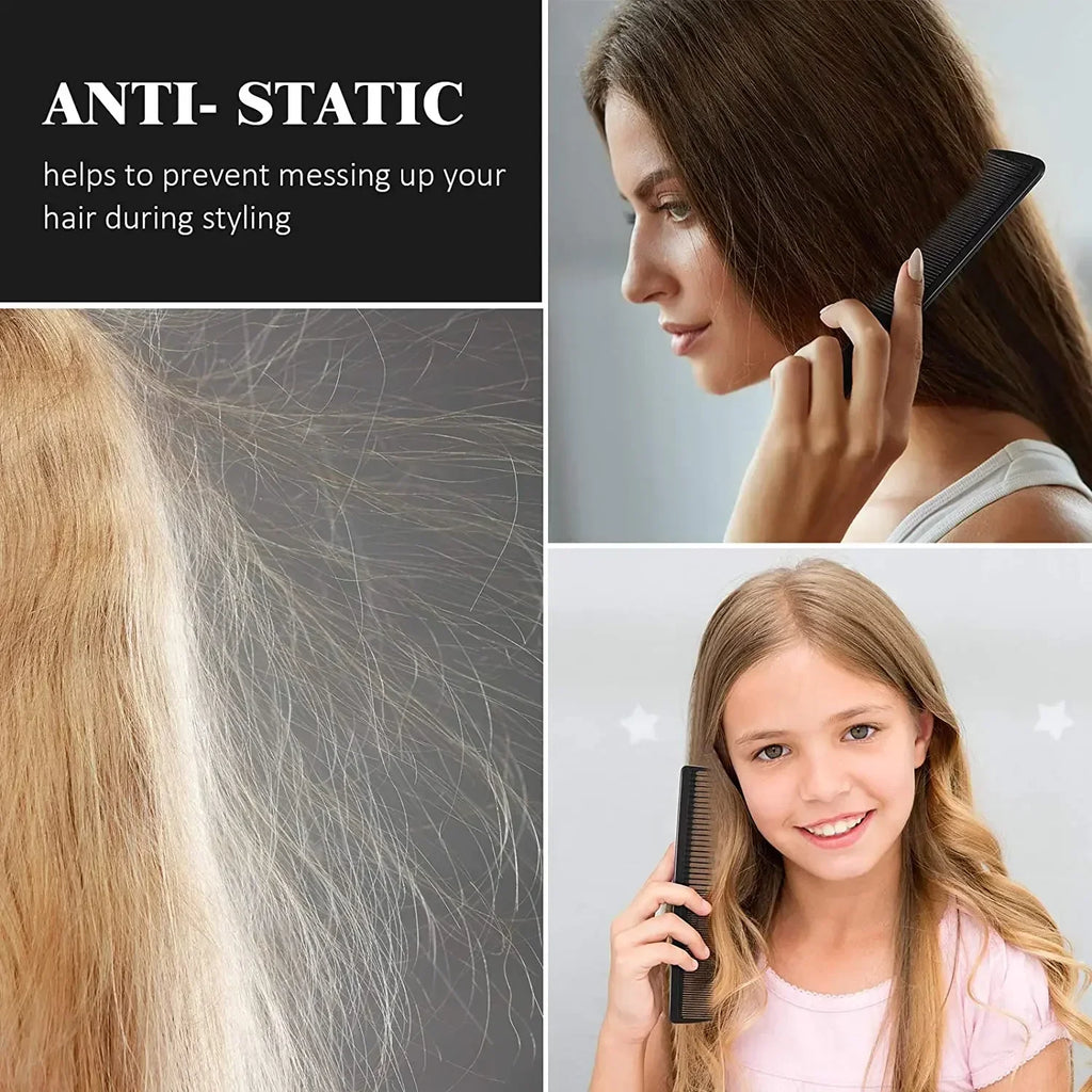 5-Piece Anti-Static Heat-Resistant Hair Comb Set for Men & Women Hair Comb Set Axl