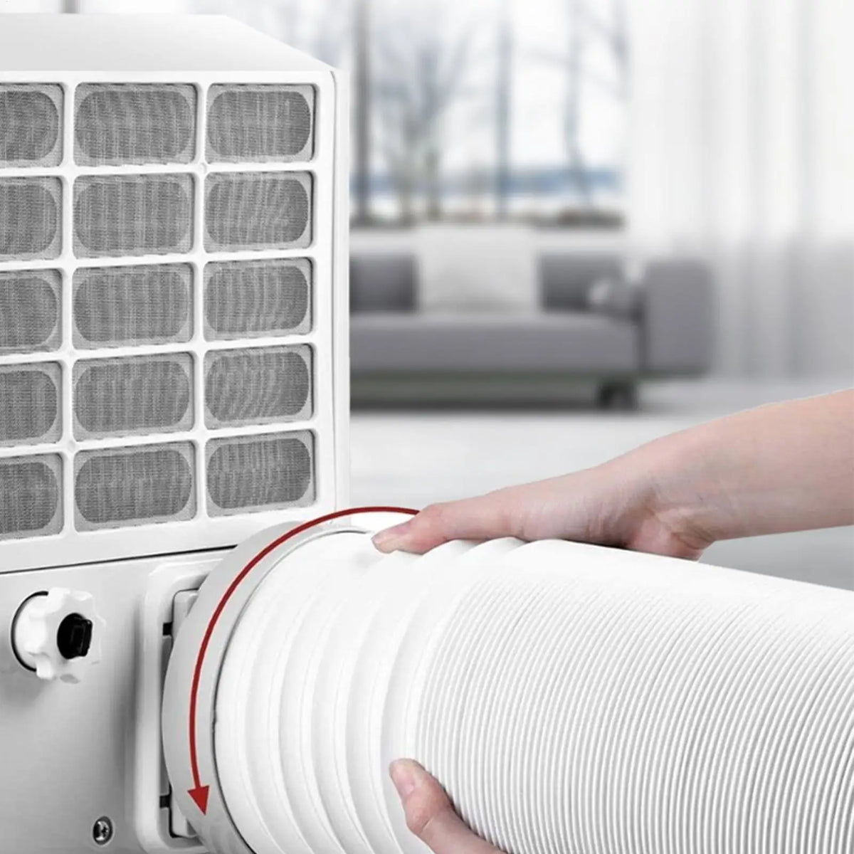 Portable AC Exhaust Hose Replacement | 6 Sizes | Kink-Free PP AC Exhaust Hose Axl