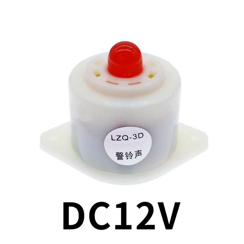 LZQ-3D Acoustic-Optic Buzzer Alarm Indicator Light 12V 24V 220V Buzzer Alarm Indicator Axl 12V