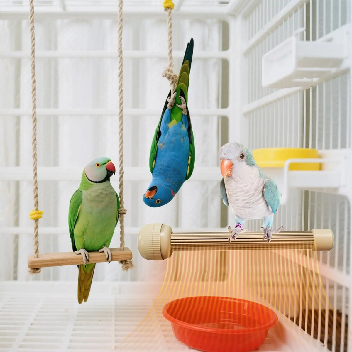Bird Heating Perch & Cage Warmer – USB, Anti-Bite, Light-Free Bird Cage Heater Axl