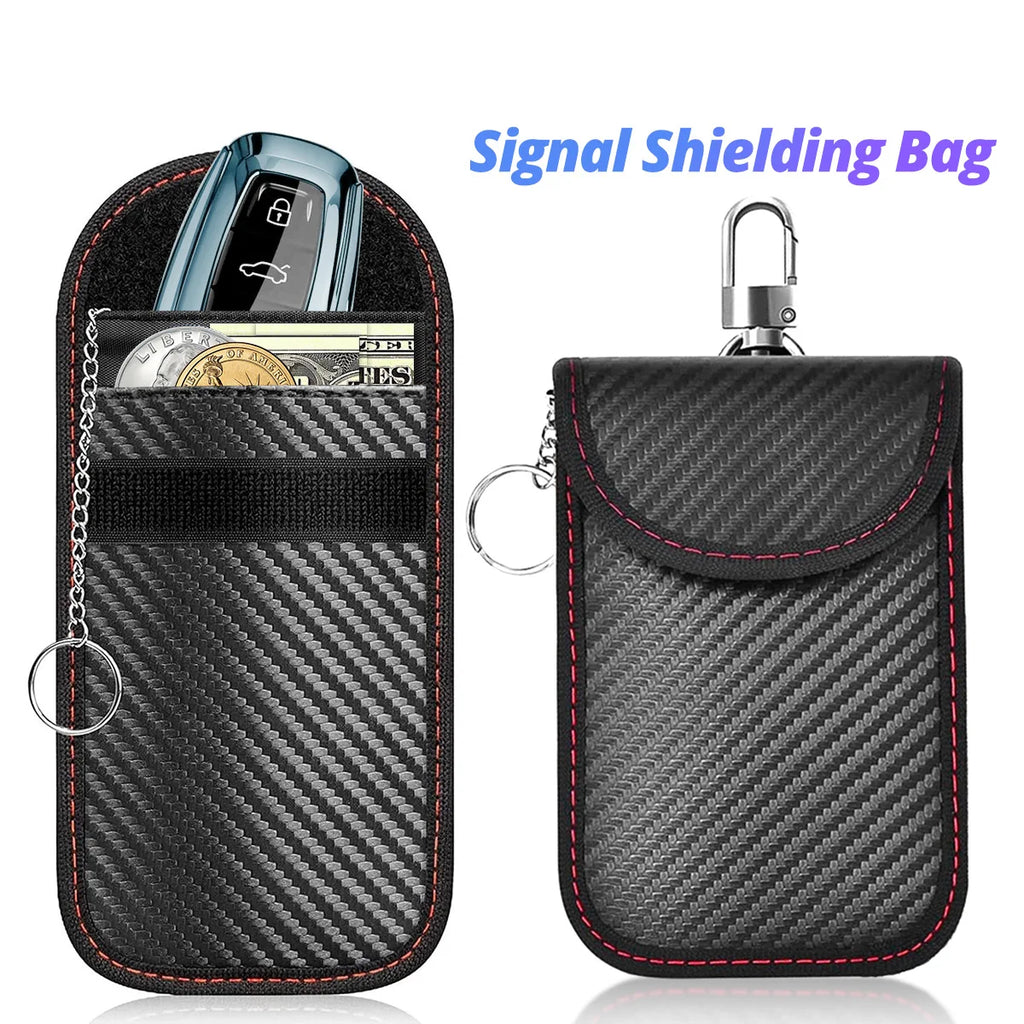 Faraday Bag Key Fob Protector – RFID Signal Blocking Pouch Key Fob Faraday Bag Axl