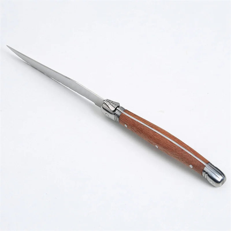 Serrated Steak Knives Set 4/6/8 Pc – Full Tang Steel & Wood Handle Steak Knife Set Axl