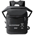 25L Waterproof Roll-Top Backpack – Dry Bag Beach & Swimming Waterproof Dry Bag Axl Black