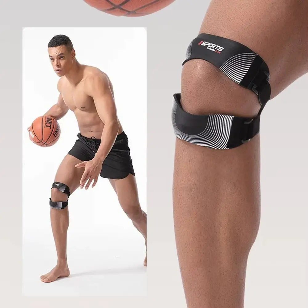 Adjustable Patella Knee Brace – Dual Silicone Pads & Support Knee Brace Axl