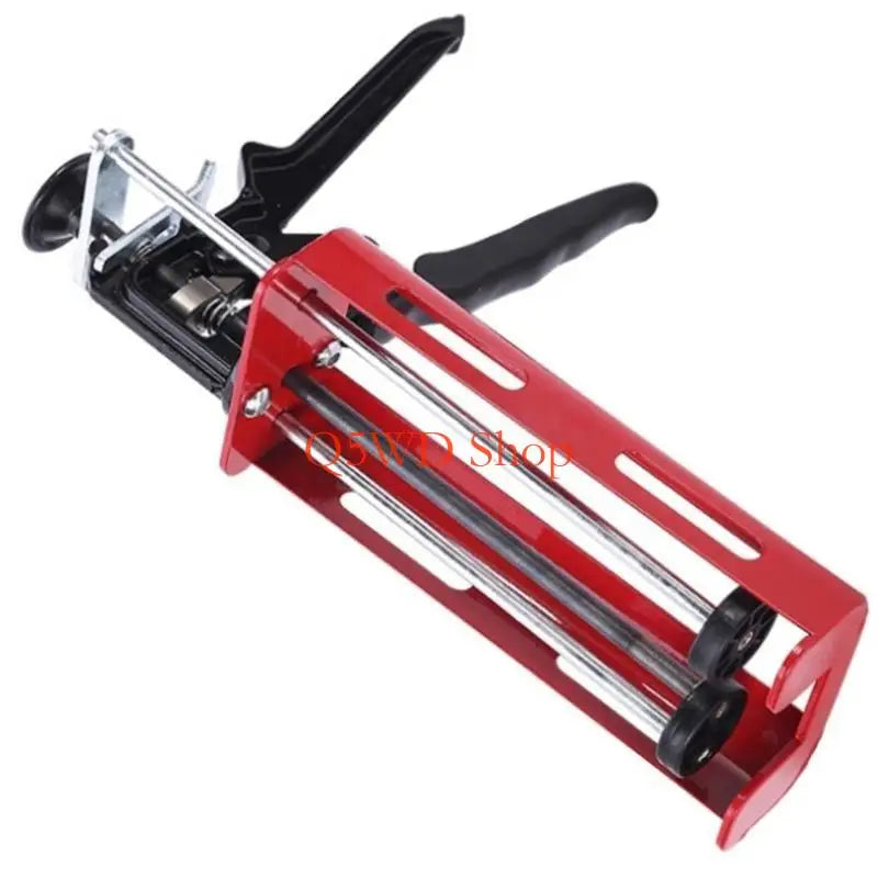 Dual-Tube Titanium Steel Caulking Gun – Precision Epoxy Applicator Caulking Gun Axl