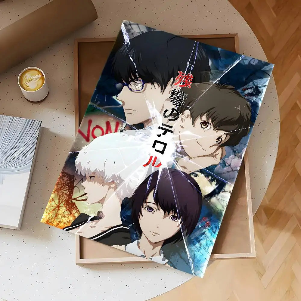 Terror in Resonance Anime Poster – Self-Adhesive HD Wall Art Anime Wall Poster Axl z10 30x42cm No Frame