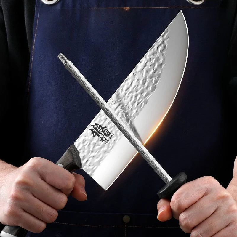 PLYS Professional Butcher Cleaver – Sharp Stainless Steel Knife Butcher Cleaver Knife Axl