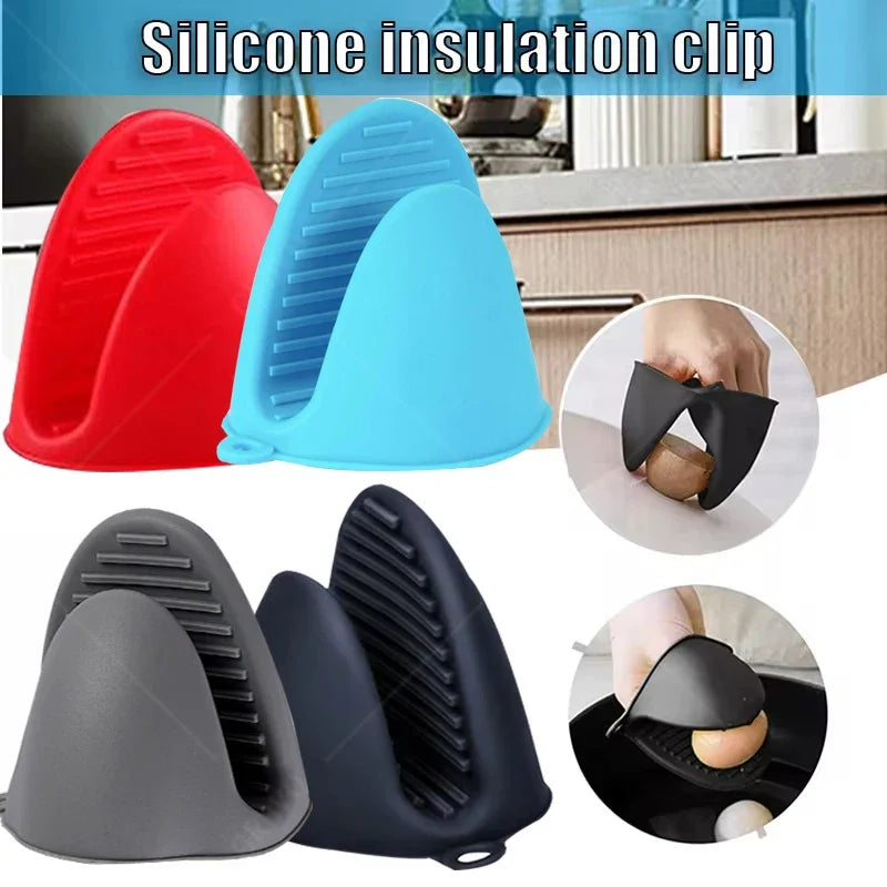 2-Pack Silicone Oven Mitts – Heat-Resistant Non-Slip Pot Holders Silicone Oven Mitts Axl
