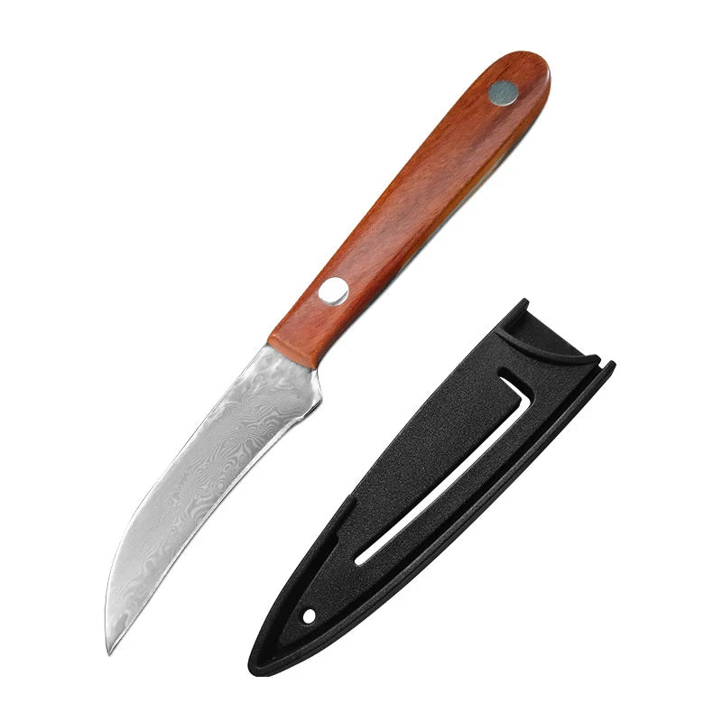 67-Layer Damascus Steel Knife – Paring & Utility Kitchen Set Damascus Kitchen Knife Axl knife A