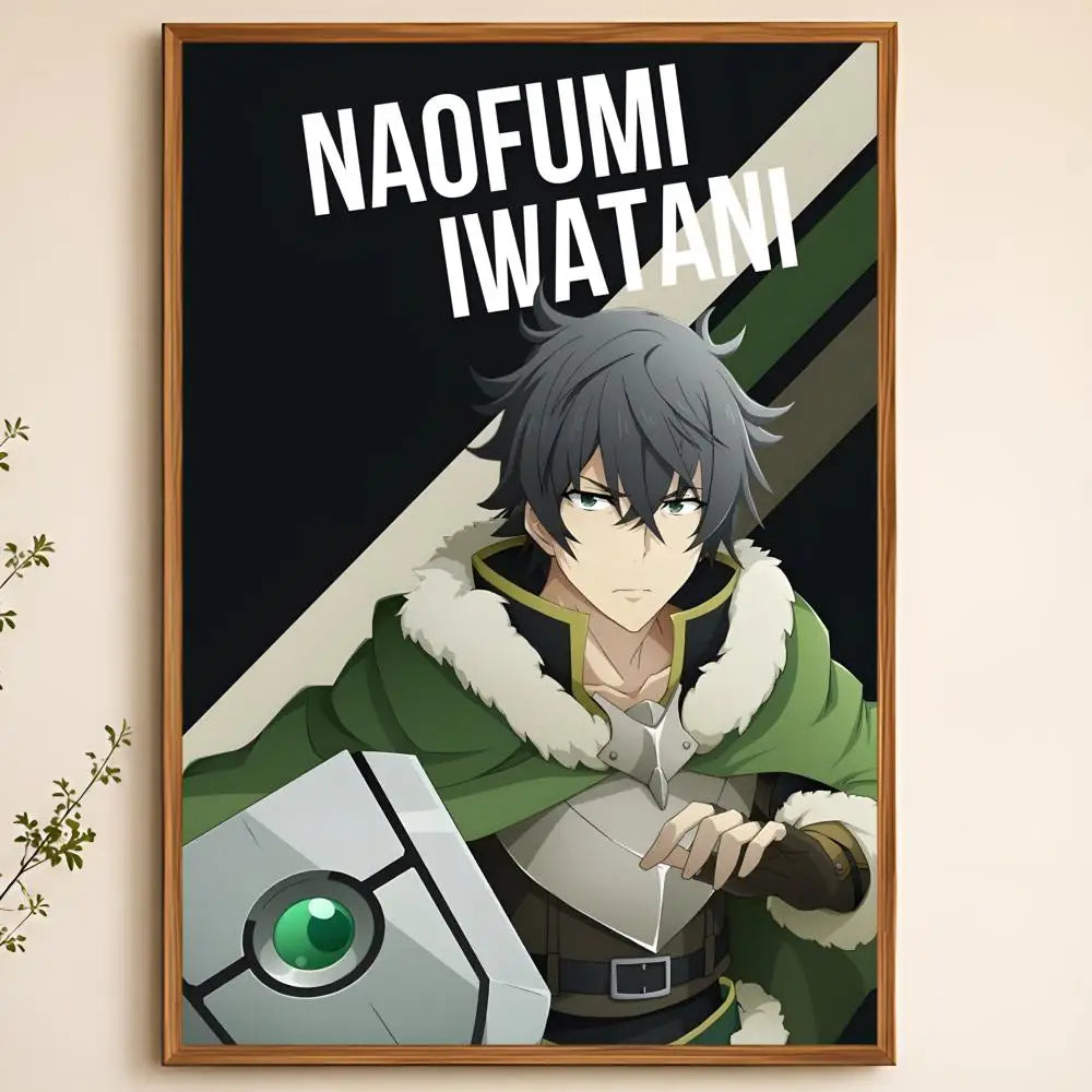 Rising of the Shield Hero Anime PVC Wall Poster | Peel & Stick Anime Wall Poster Axl White14 50X70cmNoframe