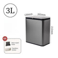 Wall Mounted Stainless Steel Trash Can with Lid – 8L Wall Mounted Trash Can Axl 3L-Gray