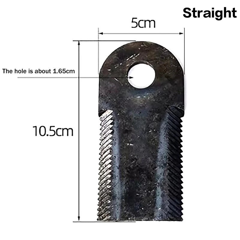 Grass Shredder Serrated Hammer Blade – Lawn Mower Accessory Lawn Mower Blade Axl A4