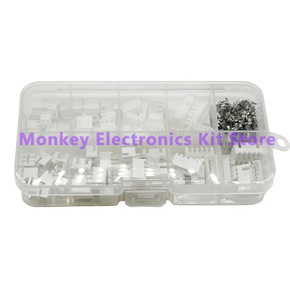 230Pcs JST PH 2.0mm XH 2.54mm Crimp Connector Terminal Kit Connector Terminal Kit Axl