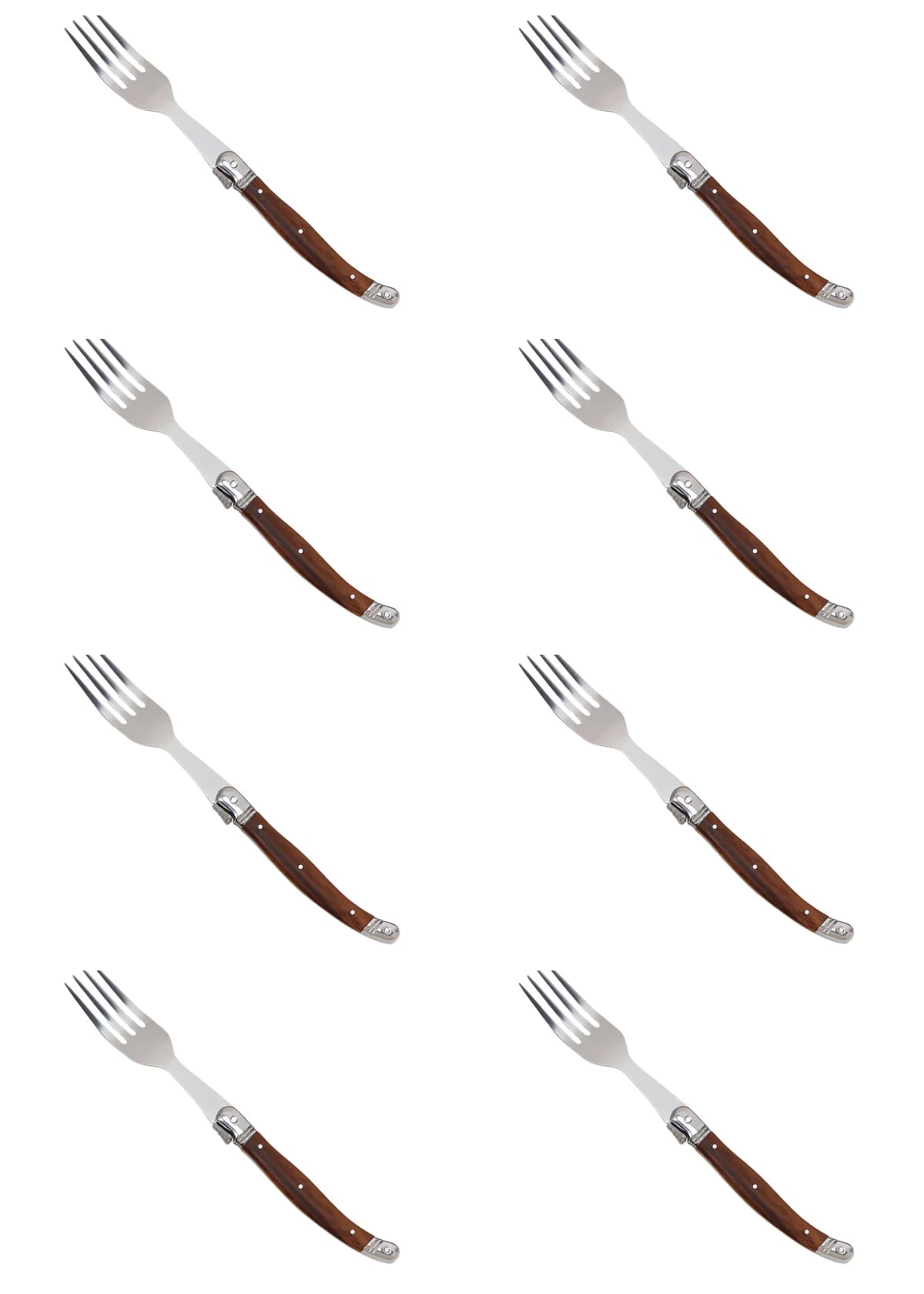 Serrated Steak Knife & Fork Set – Stainless Steel Cutlery Set Steak Knife Set Axl 8 PCS Dinner fork China Mainland