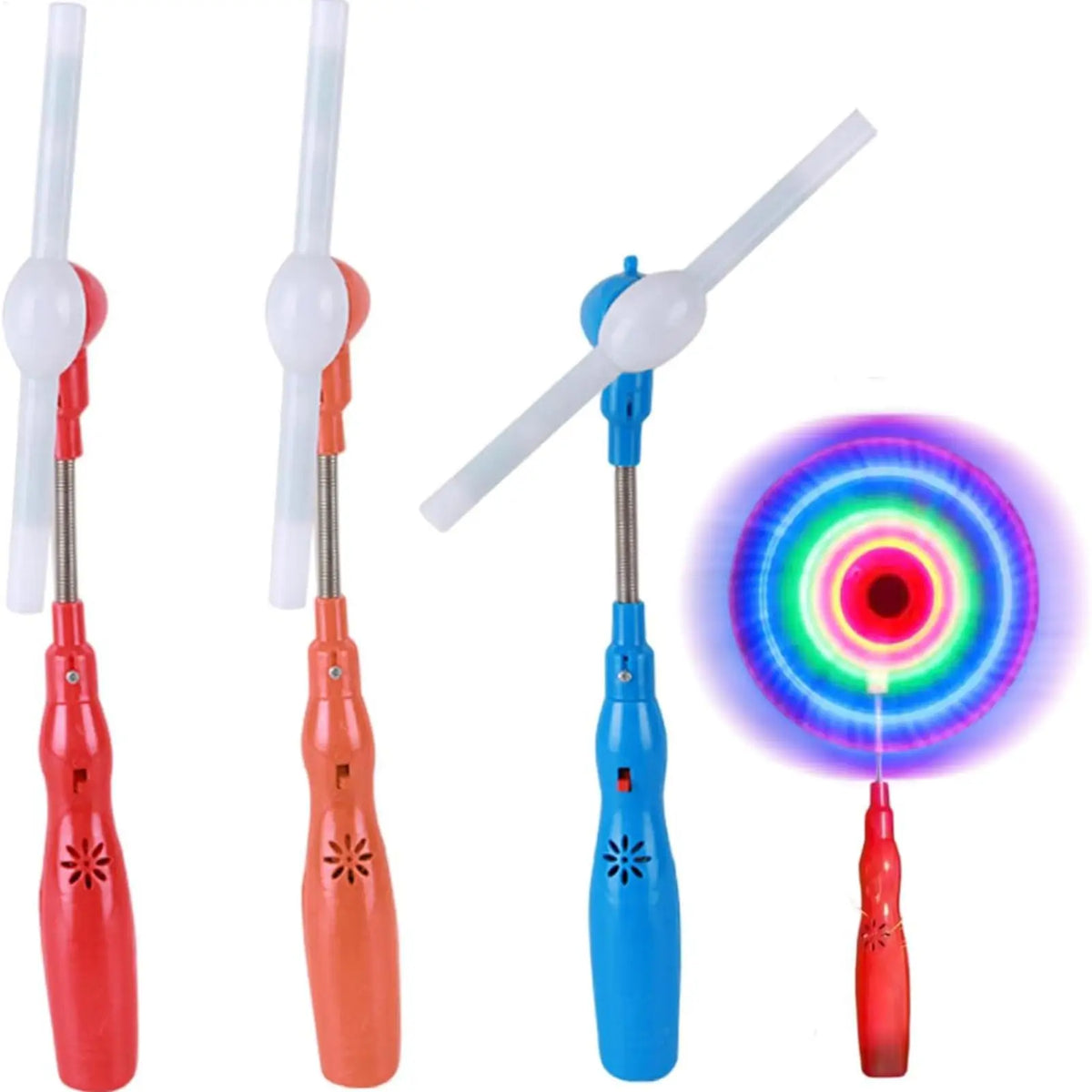 LED Spinner Wand Toy for Kids – Flashing Pinwheel with Music LED Spinner Toy Axl