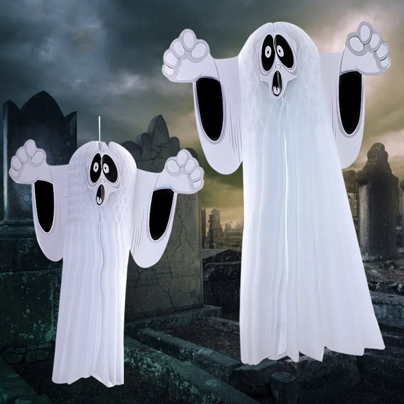 3D Halloween Ghost Hanging Ornament | Spooky Party Décor Halloween Hanging Decoration Axl