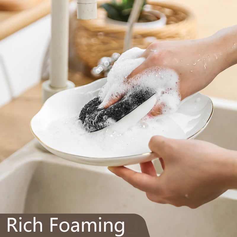 3-Pack Double-Sided Kitchen Sponge – Eco-Friendly Dish Scrubber Kitchen Cleaning Sponge Axl