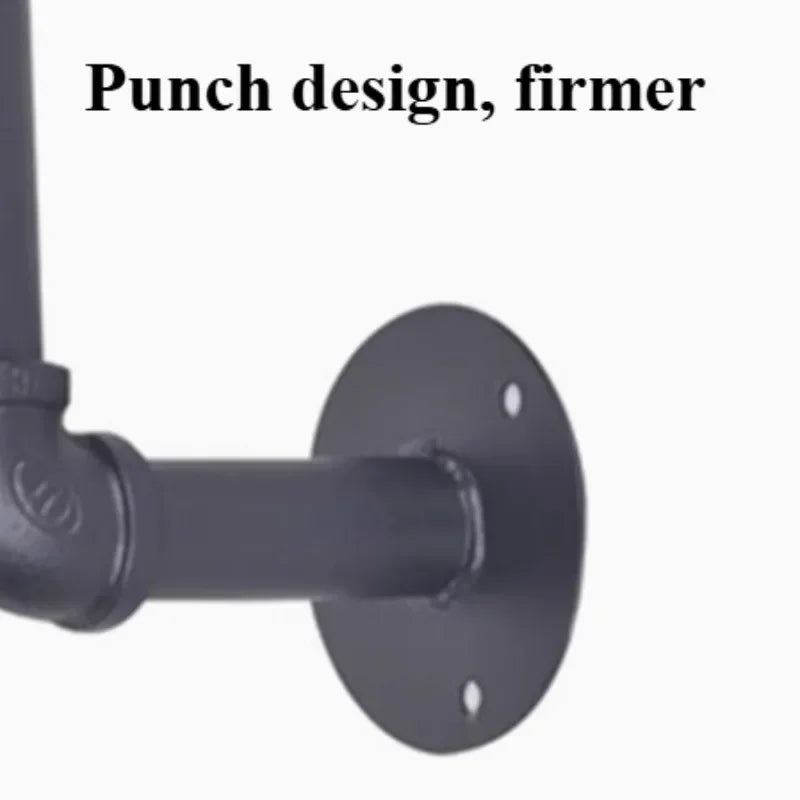 Industrial Iron Wall Bracket – Retro Pipe Shelf Support Wall Shelf Bracket Axl